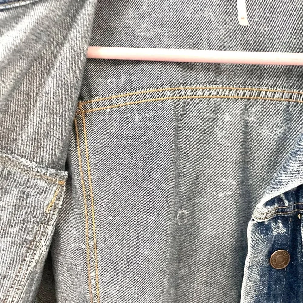 Free People x We The Free Rumors Denim Jacket Size M - Picture 6 of 7